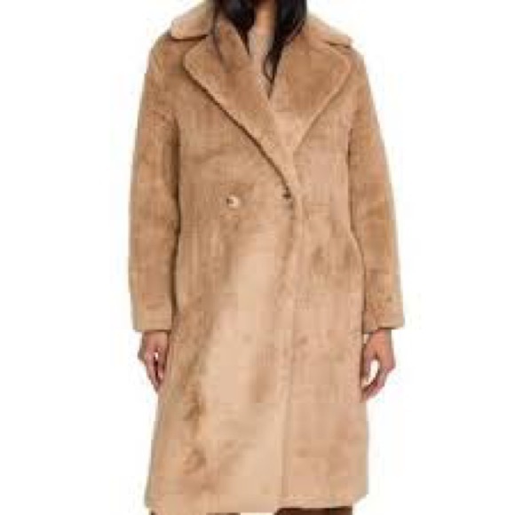 VINCE FAUX FUR COAT